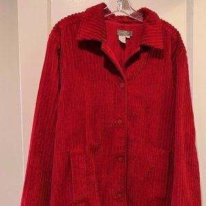 Territory Ahead, Red corduroy jacket - Size XL